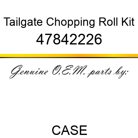 Tailgate Chopping Roll Kit 47842226