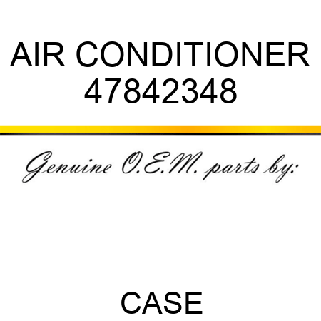 AIR CONDITIONER 47842348