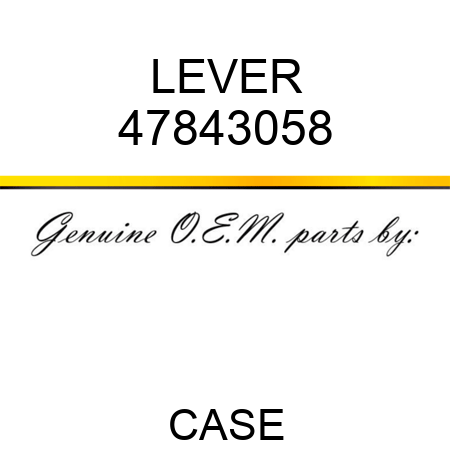 LEVER 47843058