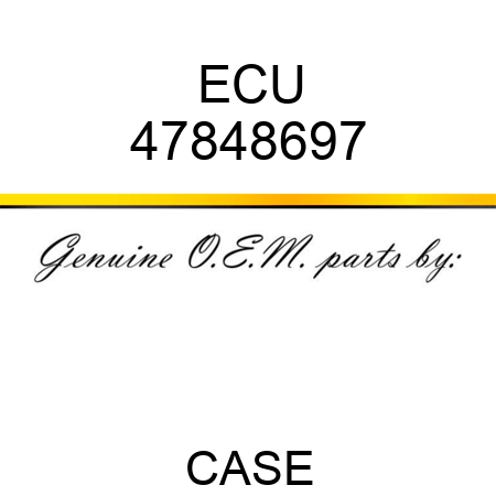 ECU 47848697