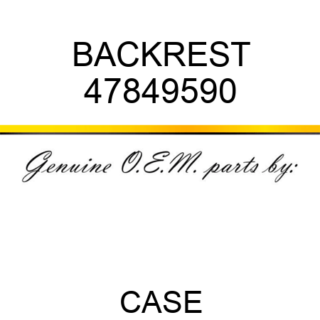 BACKREST 47849590