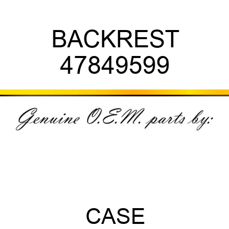 BACKREST 47849599