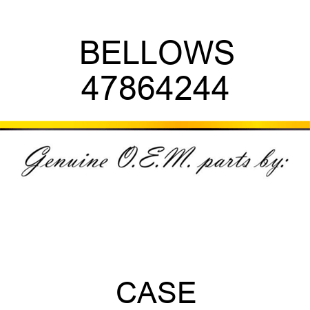 BELLOWS 47864244