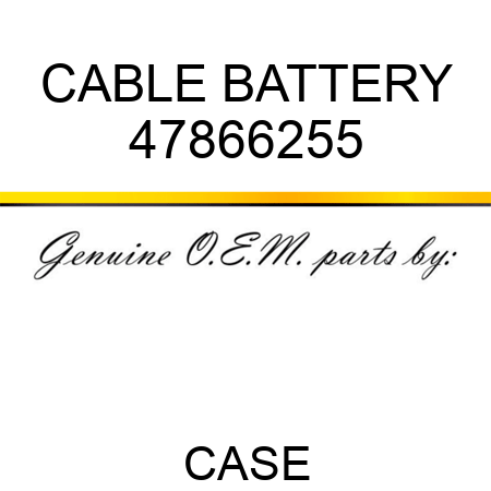 CABLE, BATTERY 47866255