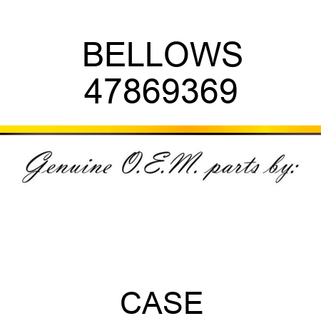 BELLOWS 47869369