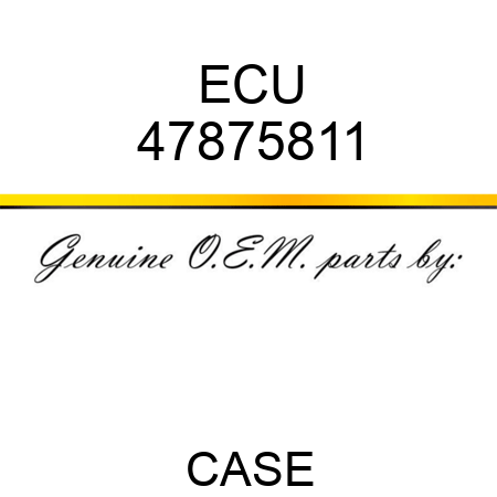 ECU 47875811