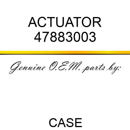 ACTUATOR 47883003