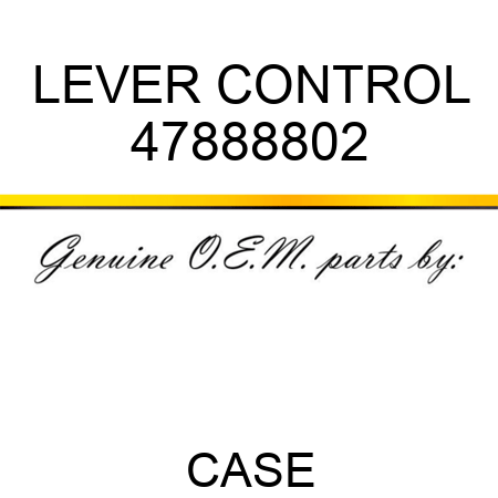 LEVER, CONTROL 47888802