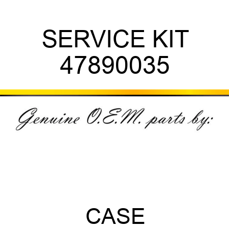 SERVICE KIT 47890035