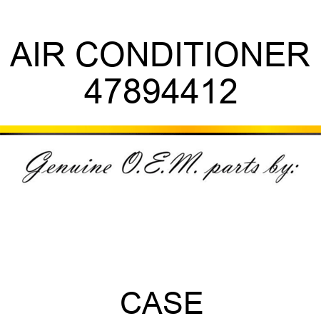 AIR CONDITIONER 47894412