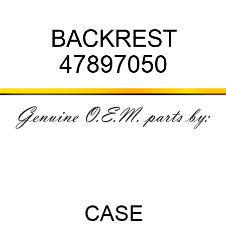 BACKREST 47897050