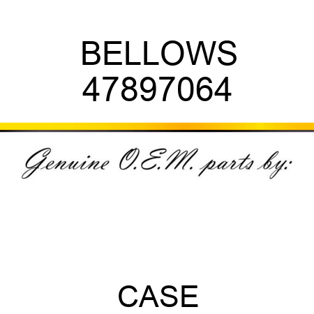 BELLOWS 47897064