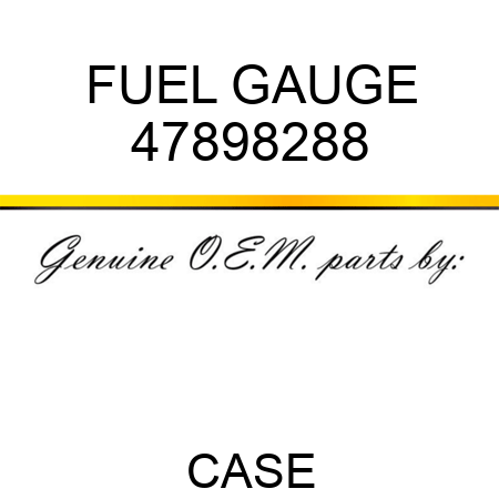 FUEL GAUGE 47898288
