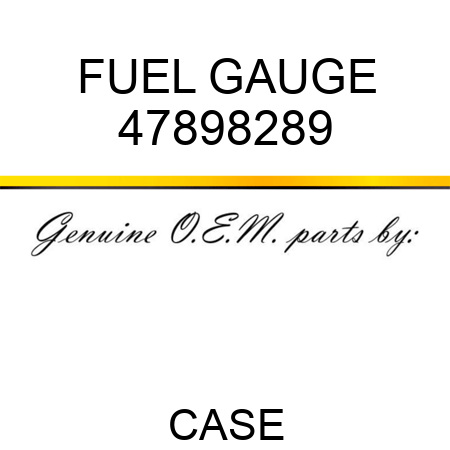 FUEL GAUGE 47898289