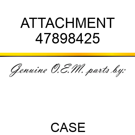 ATTACHMENT 47898425