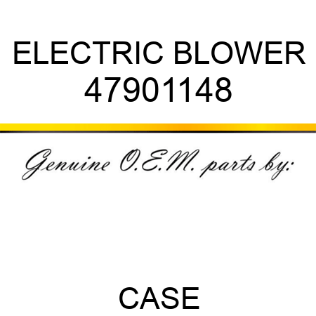 ELECTRIC BLOWER 47901148