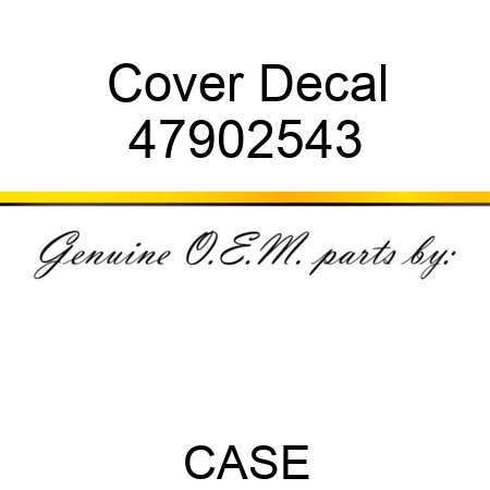 Cover Decal 47902543