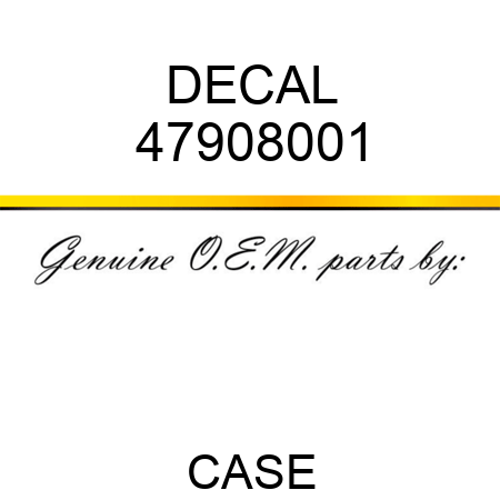 DECAL 47908001