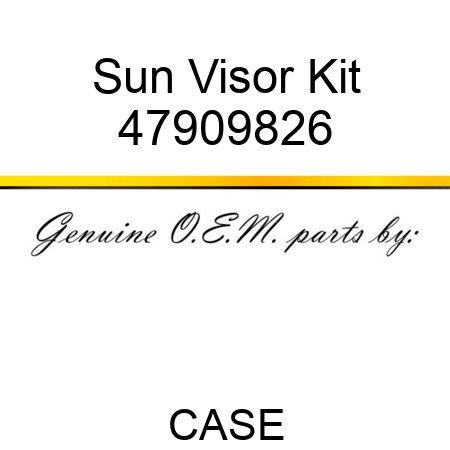 Sun Visor Kit 47909826