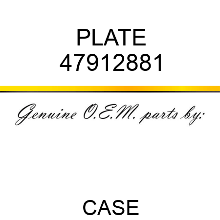PLATE 47912881