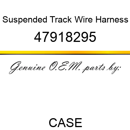 Suspended Track Wire Harness 47918295