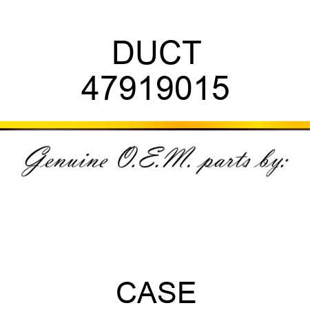 DUCT 47919015