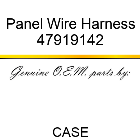 Panel Wire Harness 47919142