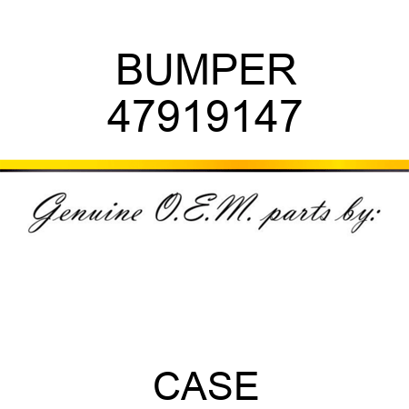 BUMPER 47919147