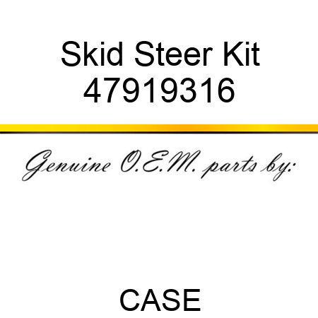 Skid Steer Kit 47919316
