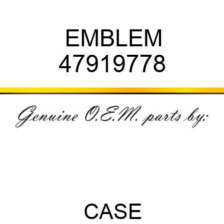 EMBLEM 47919778