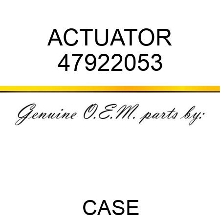 ACTUATOR 47922053