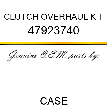 CLUTCH OVERHAUL KIT 47923740