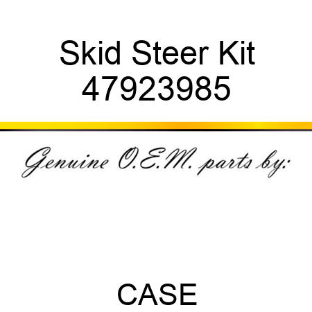 Skid Steer Kit 47923985