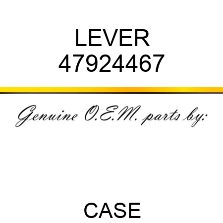 LEVER 47924467