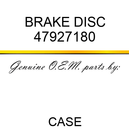 BRAKE DISC 47927180