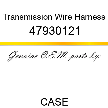 Transmission Wire Harness 47930121