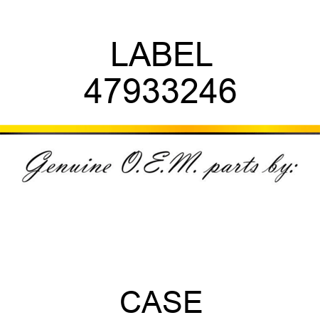 LABEL 47933246
