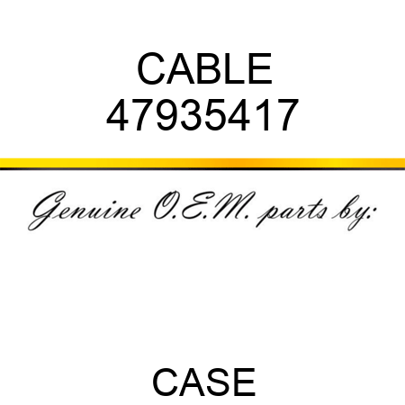 CABLE 47935417