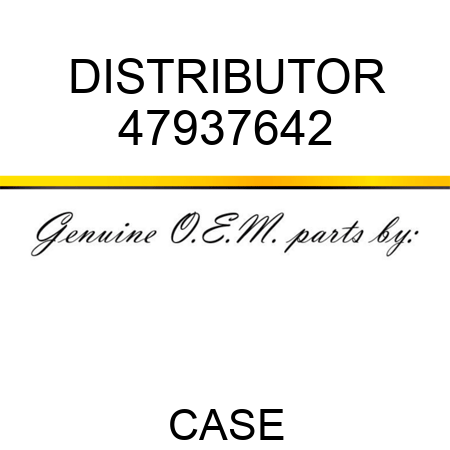 DISTRIBUTOR 47937642