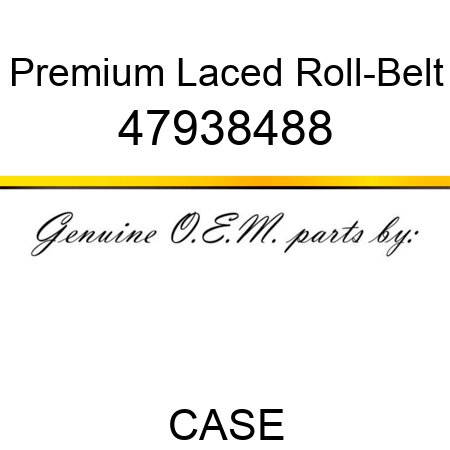 Premium Laced Roll-Belt 47938488