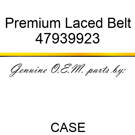 Premium Laced Belt 47939923