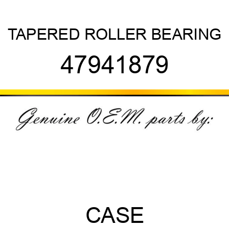 TAPERED ROLLER BEARING 47941879