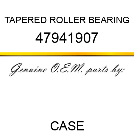 TAPERED ROLLER BEARING 47941907
