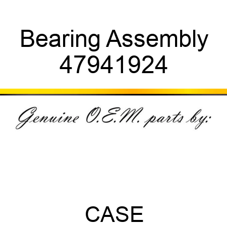 Bearing Assembly 47941924