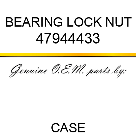 BEARING LOCK NUT 47944433