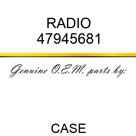 RADIO 47945681
