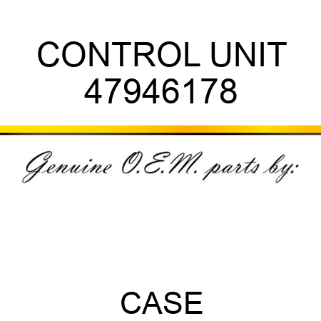 CONTROL UNIT 47946178