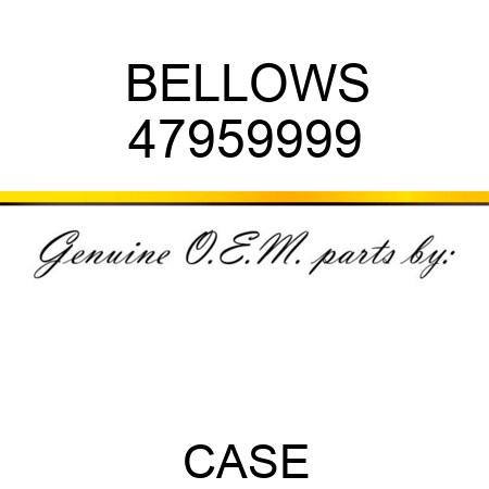 BELLOWS 47959999