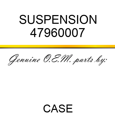 SUSPENSION 47960007