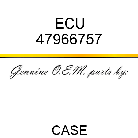 ECU 47966757